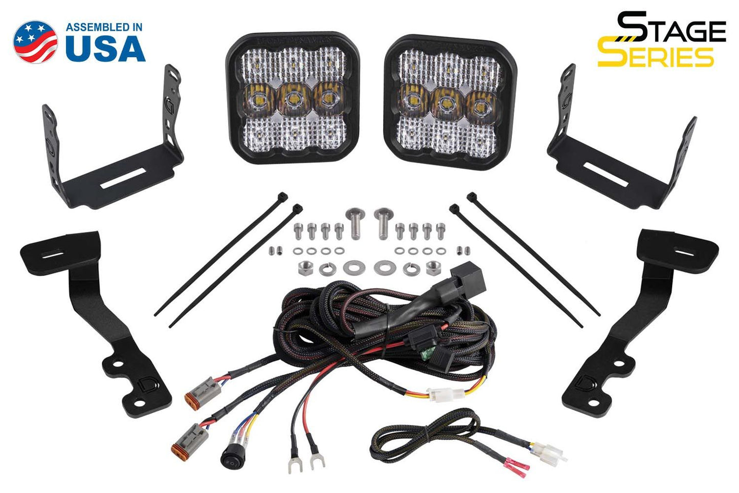 Stage Series Backlit Ditch Light Kit for 2022-2024 Toyota Tundra